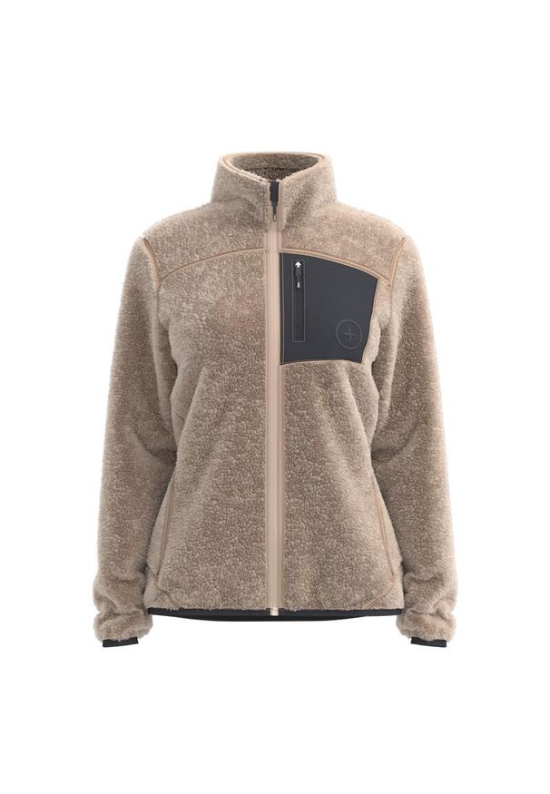 GREAT ESCAPES - Kurtka polarowa damska Great Escapes Oxigen. Kolor: beżowy. Materiał: polar. Sport: narciarstwo