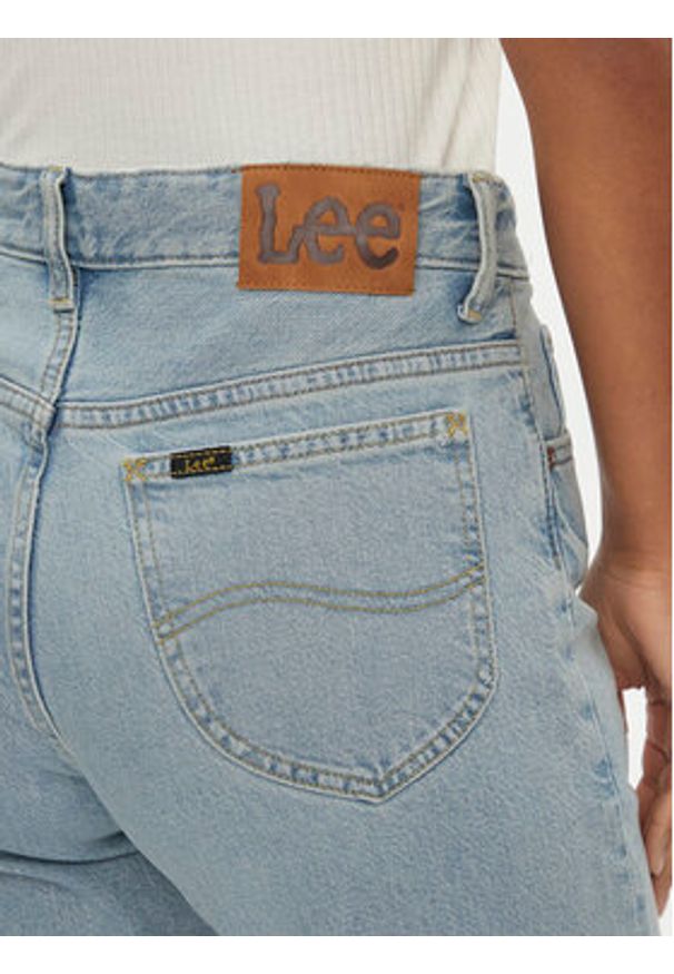 Lee Jeansy Rider Classic 112346314 Niebieski Straight Fit. Kolor: niebieski