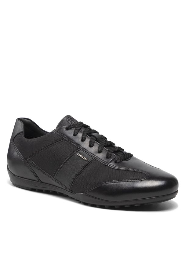 Sneakersy Geox U Wells A U74T5A 08511 C9999 Black. Kolor: czarny. Materiał: skóra