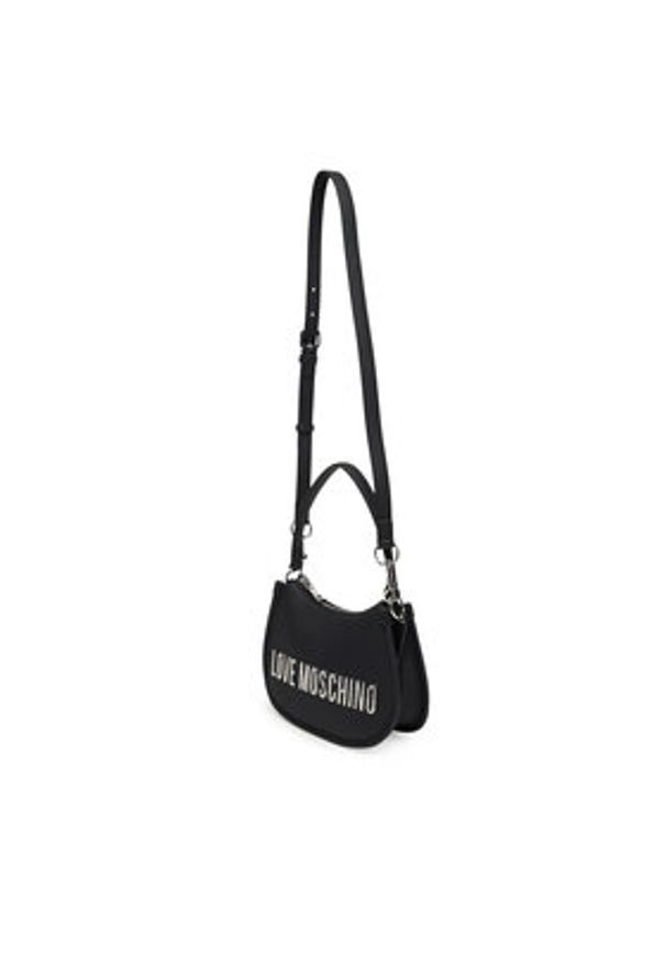 Love Moschino - LOVE MOSCHINO Torebka JC4027PP1NKD000B Czarny. Kolor: czarny. Materiał: skórzane