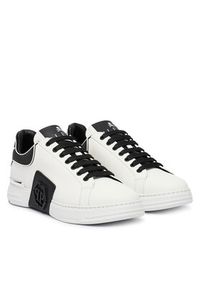 Philipp Plein - PHILIPP PLEIN Sneakersy SAFS USC0904 PLE005N Biały. Kolor: biały. Materiał: skóra #4