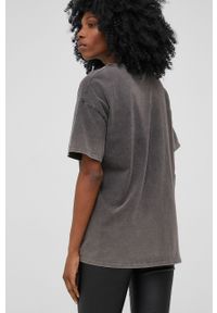 Answear Lab t-shirt answear.LAB X kolekcja limitowana NO SHAME damski kolor szary. Kolor: szary. Wzór: nadruk. Styl: wakacyjny #5