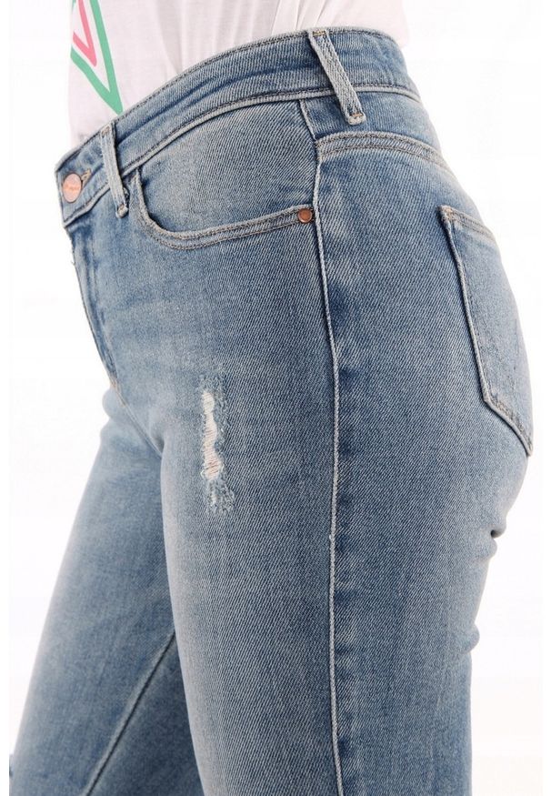 Wrangler - WRANGLER SKINNY DAMSKIE SPODNIE JEANSOWE ALL SHE WANTS W28KCZ99J