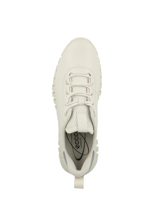 ecco - Buty do chodzenia damskie Ecco Sneaker Gruuv Lea. Zapięcie: sznurówki. Kolor: biały. Materiał: skóra. Szerokość cholewki: normalna. Sport: turystyka piesza