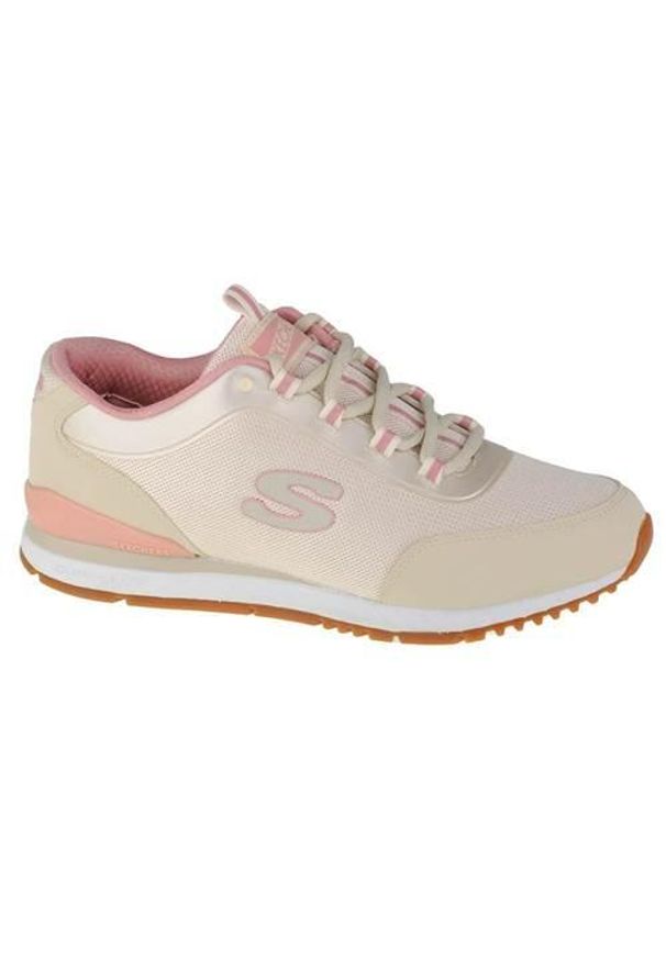 skechers - Buty do chodzenia damskie Skechers Sunlite Casual Daze. Okazja: na co dzień. Zapięcie: sznurówki. Kolor: różowy. Materiał: materiał, syntetyk, tkanina. Szerokość cholewki: normalna. Sport: turystyka piesza