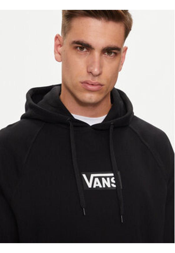 Vans Bluza Boxed VN000HP1 Czarny Regular Fit. Kolor: czarny. Materiał: syntetyk, bawełna