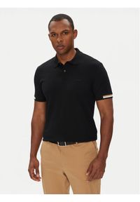 BOSS - Boss Polo Parlay 147 50467113 Czarny Regular Fit. Typ kołnierza: polo. Kolor: czarny. Materiał: bawełna