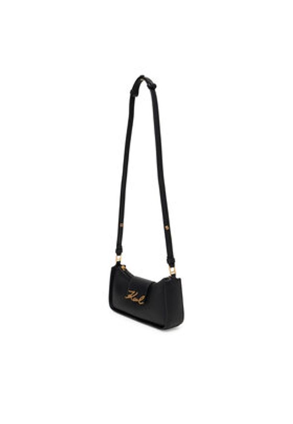 Karl Lagerfeld - KARL LAGERFELD Torebka A3W30290 Czarny. Kolor: czarny. Materiał: skórzane