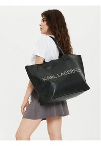 Karl Lagerfeld - KARL LAGERFELD Torebka 245W3086 Czarny. Kolor: czarny. Materiał: skórzane #4