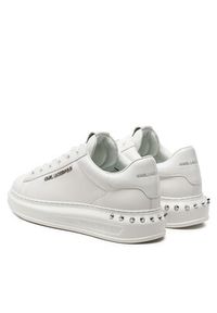 Karl Lagerfeld - KARL LAGERFELD Sneakersy KL52574A Biały. Kolor: biały. Materiał: skóra #4