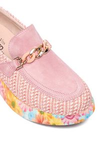 Laura Vita Półbuty Nikito 76 Różowy. Kolor: różowy. Materiał: skóra, zamsz #6