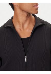 BOSS Bluza Structure 50559332 Czarny Regular Fit. Kolor: czarny. Materiał: bawełna