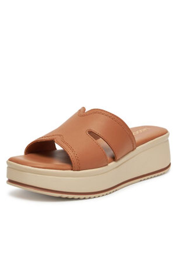 Lasocki Klapki ARC-4883-02 Brązowy. Kolor: brązowy. Materiał: skóra