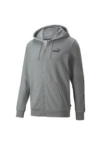 Bluza treningowa męska Puma ESS+ Tape Full-Zip Hoodie TR. Kolor: szary #1