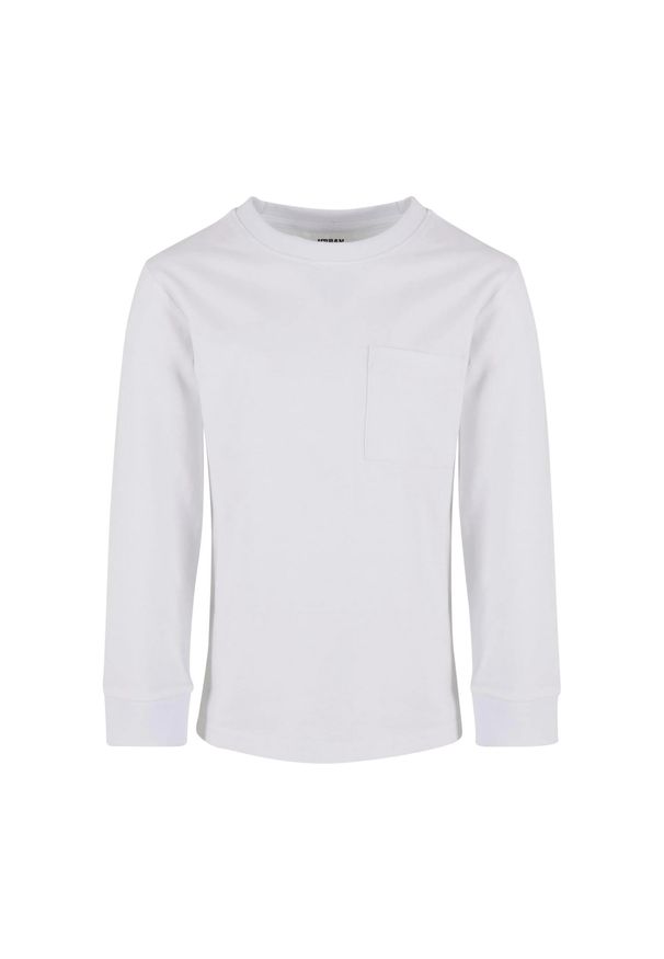 Urban Classics - T-shirt Dla Chłopca Ciężkiej Grubości Kieszenie Oversized Z Długim Rękawem 2pak. Kolor: biały. Długość rękawa: długi rękaw. Długość: długie. Sport: turystyka piesza