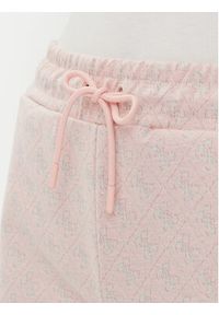 Guess Spodnie dresowe V5RB03 KCO90 Różowy Regular Fit. Kolor: różowy. Materiał: syntetyk