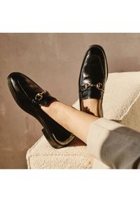 Marco Shoes Loafersy nabłyszczane czarne. Kolor: czarny #6