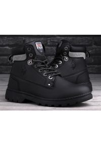 U.S. Polo Assn - Buty męskie zimowe trapery U.S POLO. Kolor: czarny. Sezon: zima #2