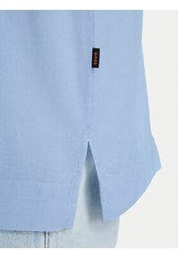 BOSS Koszula Lapisy_M 50559633 Błękitny Relaxed Fit. Kolor: niebieski. Materiał: wiskoza #5