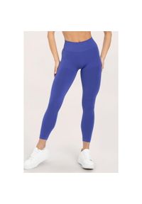 GYM GLAMOUR - Legginsy fitness damskie Gym Glamour flexible 2.0. Kolor: niebieski. Sport: fitness