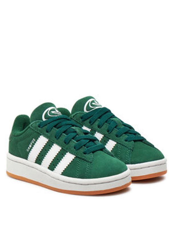 Adidas - adidas Sneakersy Campus 00s JI4332 Zielony. Kolor: zielony. Materiał: zamsz, skóra. Model: Adidas Campus