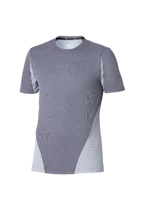 Koszulka Mizuno Light Dryaeroflow. Kolor: szary. Sport: bieganie