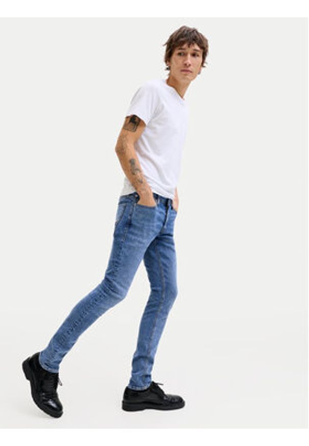 Jack & Jones Jeansy Glenn 12289499 Niebieski Slim Fit. Kolor: niebieski