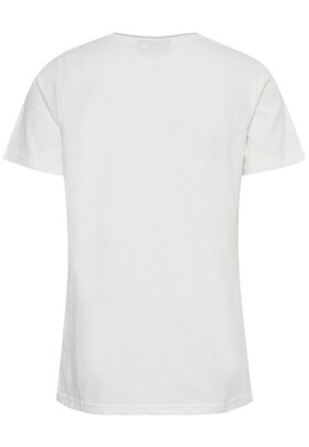 Fransa T-Shirt 20611758 Biały Regular Fit. Kolor: biały. Materiał: bawełna