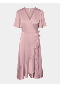YAS Sukienka koktajlowa Thea 26028890 Różowy Standard Fit. Kolor: różowy. Materiał: syntetyk. Styl: wizytowy #3