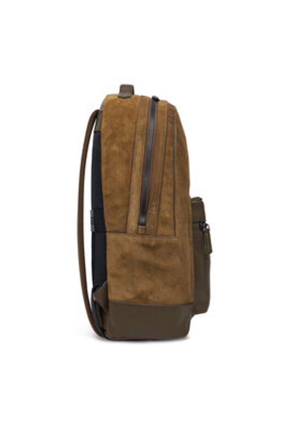 TOMMY HILFIGER - Tommy Hilfiger Plecak Th Casual Suede Backpack AM0AM13229 Zielony. Kolor: zielony. Materiał: zamsz, skóra. Styl: casual
