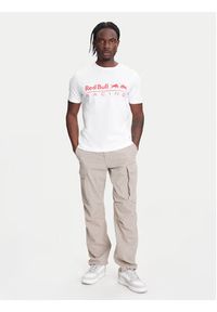 Pepe Jeans T-Shirt Red Bull Racing Logo RM500016 Biały Regular Fit. Kolor: biały. Materiał: bawełna