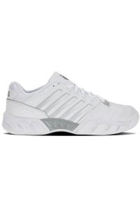 Buty do chodzenia damskie K-Swiss Bigshot Light 4 Indoor. Zapięcie: sznurówki. Kolor: biały, wielokolorowy. Materiał: materiał, syntetyk. Szerokość cholewki: normalna. Sport: turystyka piesza
