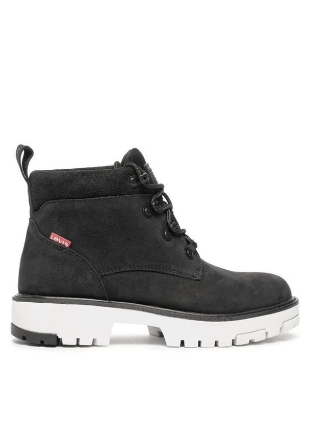 Levi's® Trapery 233618-932-59 Czarny. Kolor: czarny. Materiał: skóra, nubuk