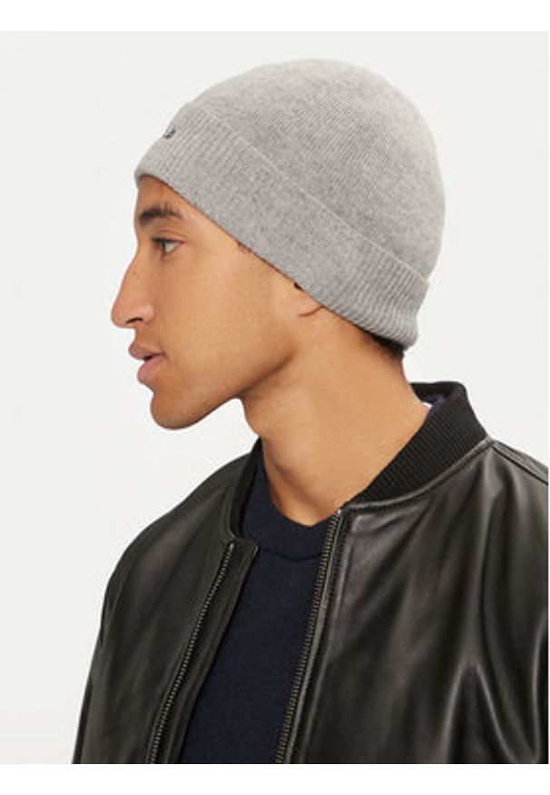 Karl Lagerfeld - KARL LAGERFELD Czapka 246M3320 Szary. Kolor: szary. Materiał: poliamid, materiał