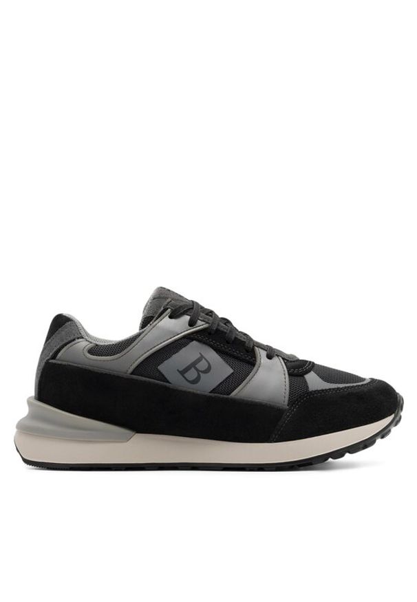 Badura Sneakersy GRAFTON-23 MB Czarny. Kolor: czarny. Materiał: materiał