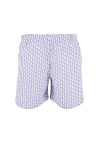 Urban Classics - Męskie Spodenki Kąpielowe Seahorse. Kolor: fioletowy, różowy, wielokolorowy. Styl: sportowy
