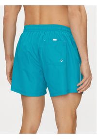 Pepe Jeans Szorty kąpielowe Logo Swimshort PMB10393 Niebieski Regular Fit. Kolor: niebieski. Materiał: syntetyk #3