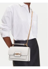 MICHAEL Michael Kors Torebka Heather 32S2G7HC0L Biały. Kolor: biały. Materiał: skórzane