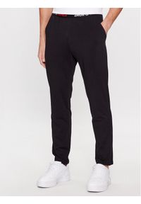 Jack & Jones - Jack&Jones Spodnie piżamowe 12244401 Czarny Regular Fit. Kolor: czarny. Materiał: bawełna