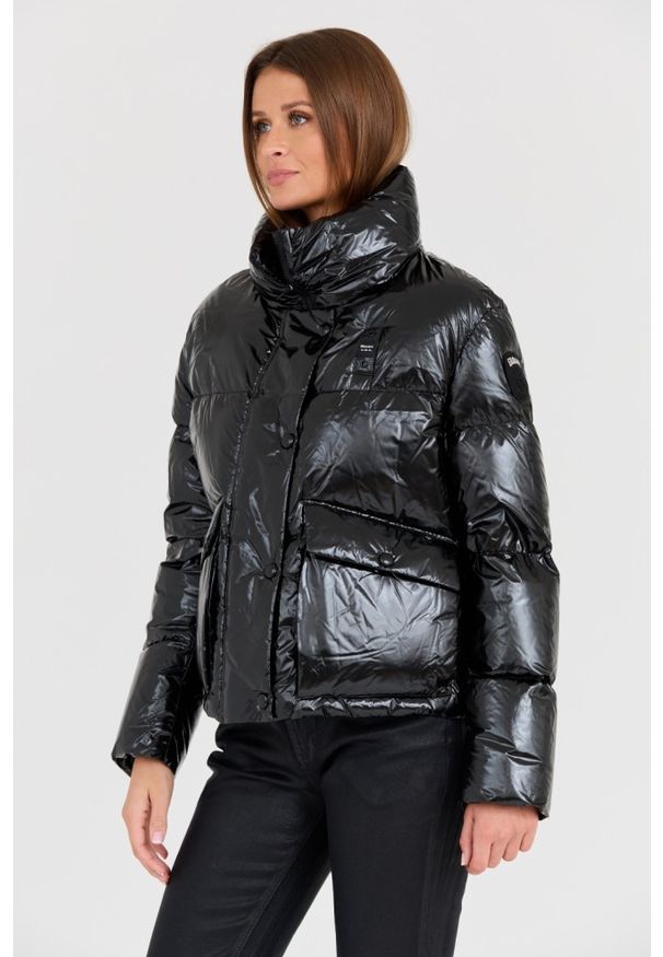 Blauer USA - BLAUER Czarna kurtka. Kolor: czarny