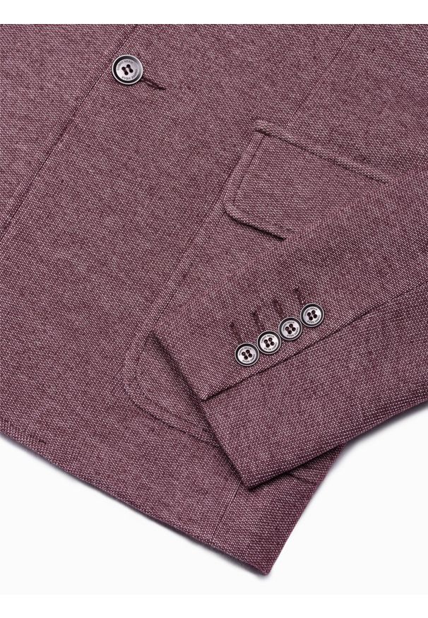 Czerwona marynarka Ombre Clothing na co dzień, w kwiaty, casualowa