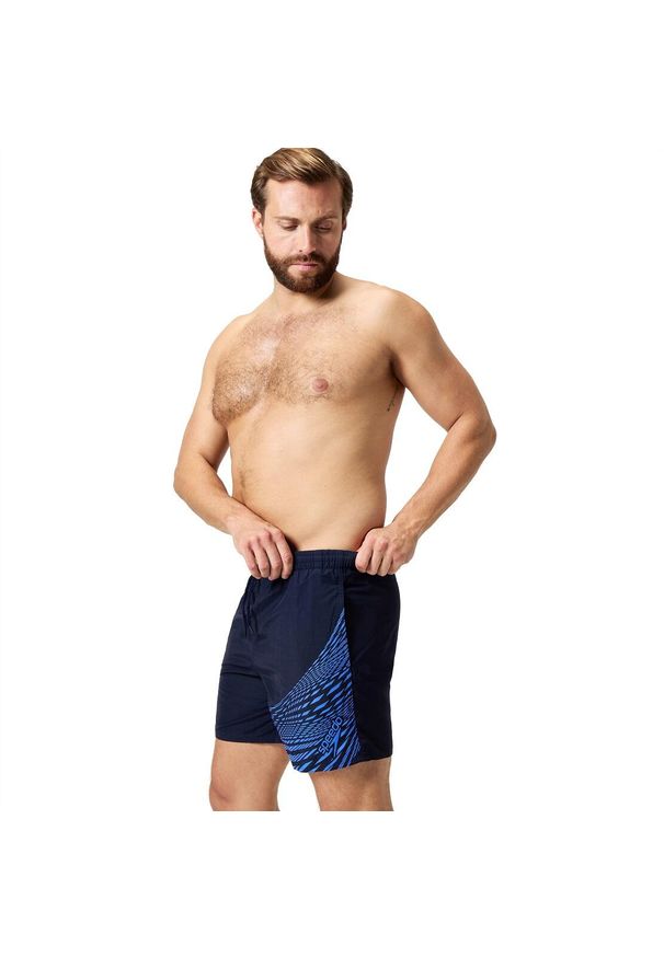 Spodenki szorty męskie kąpielowe Speedo Medley Logo. Kolor: niebieski
