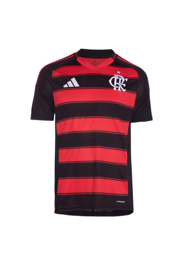 Adidas - Koszulka CR Flamengo 25 Home. Kolor: czarny. Materiał: materiał
