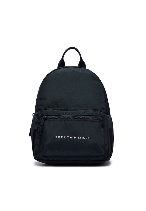 TOMMY HILFIGER - Tommy Hilfiger Plecak Th Essential Mini Backpack AU0AU01770 Granatowy. Kolor: niebieski. Materiał: materiał