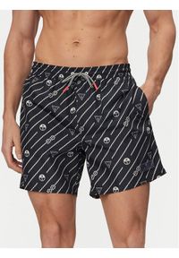 Guess Szorty kąpielowe M6GZ20 W2170 Granatowy Regular Fit. Kolor: niebieski. Materiał: syntetyk #1