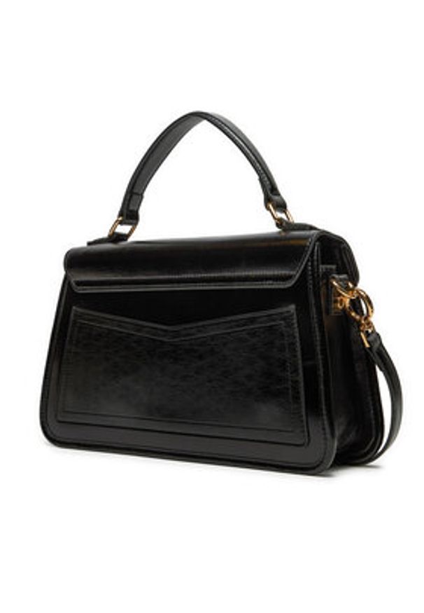 Love Moschino - LOVE MOSCHINO Torebka JC4355PP0LK1000A Czarny. Kolor: czarny. Materiał: skórzane