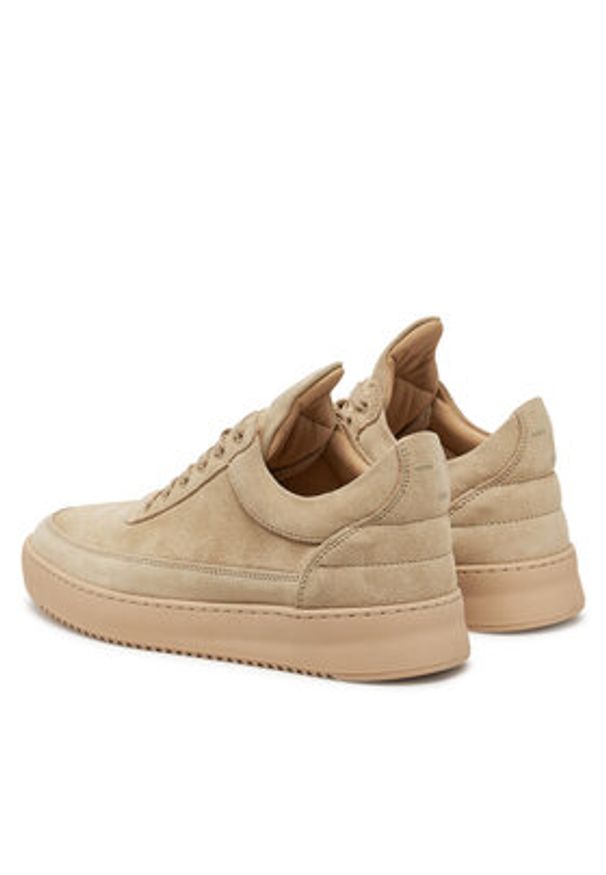 Filling Pieces Sneakersy Low Top 10122791990 Beżowy. Kolor: beżowy. Materiał: zamsz, skóra