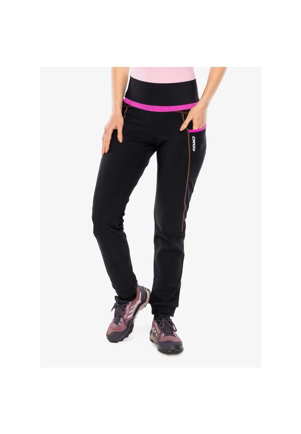CRAZY - Spodnie turystyczne damskie Crazy Pant Exit. Kolor: czarny. Sport: turystyka piesza