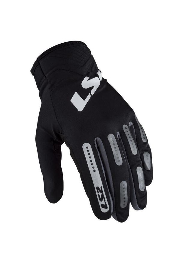 L2S - Rękawice rowerowe Ls2 Bend dla mężczyzn XL czarno-szare. Kolor: czarny. Sport: kolarstwo