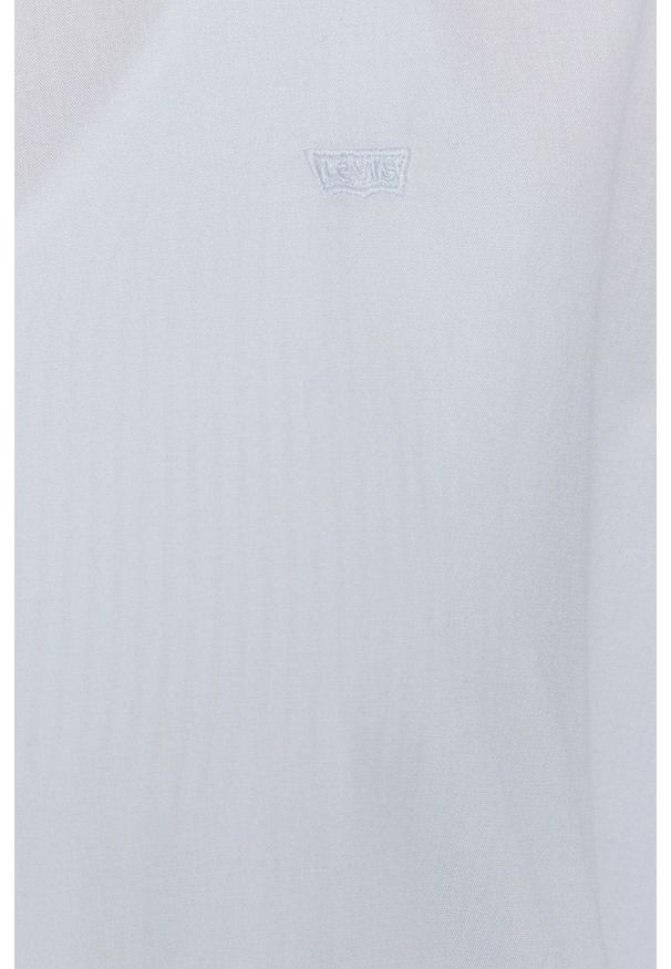 Levi's® - Levi's Koszula bawełniana damska regular z kołnierzykiem klasycznym. Okazja: na spotkanie biznesowe, na co dzień. Typ kołnierza: kołnierzyk klasyczny. Kolor: niebieski. Materiał: bawełna. Długość rękawa: długi rękaw. Długość: długie. Wzór: gładki. Styl: klasyczny